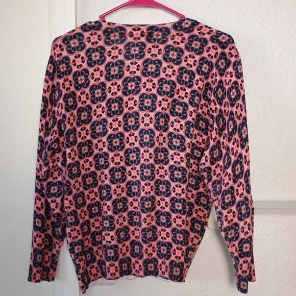 Crown & Ivy Button Up Long Sleeve Sweater Cardigan Women's Size XL Multicolor - Picture 3 of 5